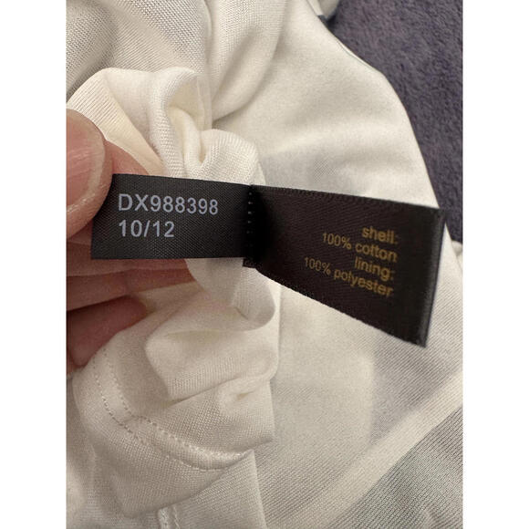 Outback Red Navy White Striped Sundress XS Cotton A-Line Summer Dress Nautical - Picture 5 of 7